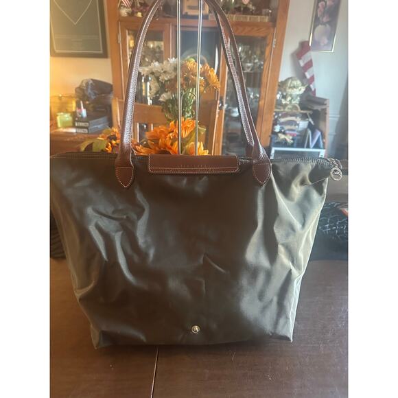 Longchamp Le Pliage Original L Tote Bag Khaki Luxury - Picture 14 of 16